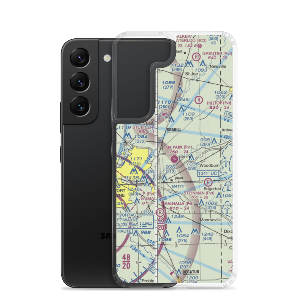 Air Park Field (0IN4) VFR Sectional Samsung Case Samsung Galaxy S22 model shown