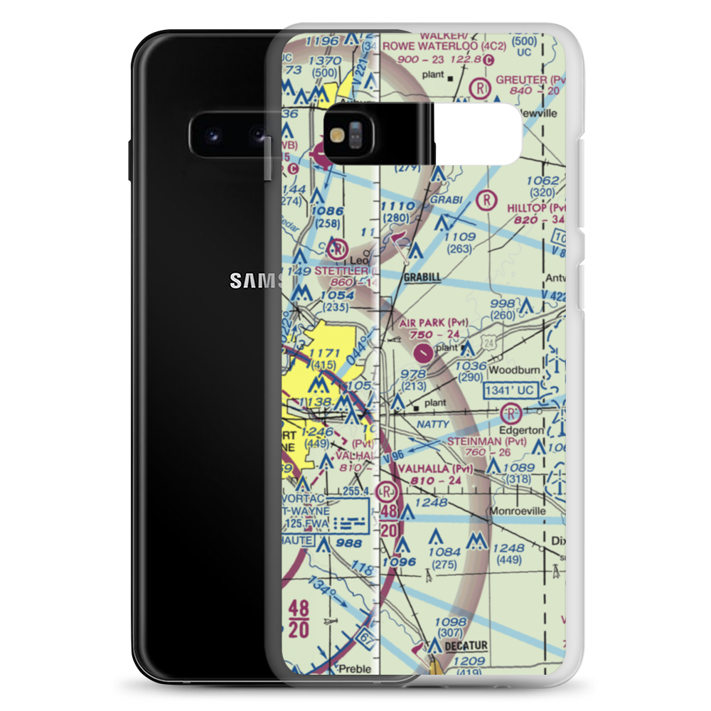 Air Park Field (0IN4) VFR Sectional Samsung Case Samsung Galaxy S10+ model shown