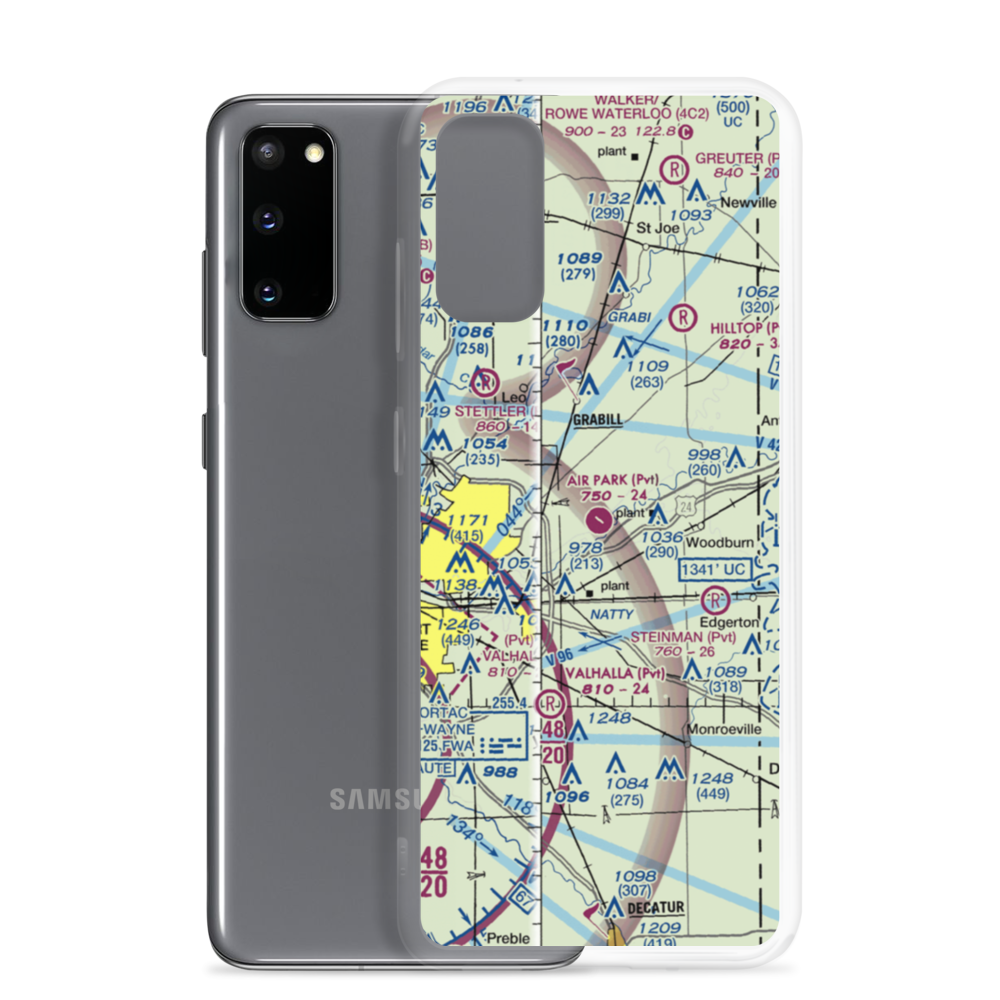Air Park Field (0IN4) VFR Sectional Samsung Case Samsung Galaxy S20 model shown