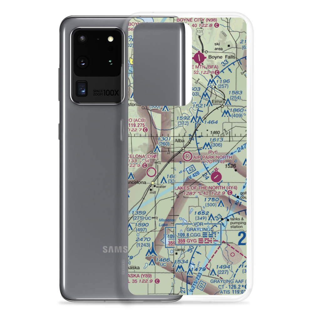 Air Park North (0D9) VFR Sectional Samsung Case Samsung Galaxy S20 Ultra model shown