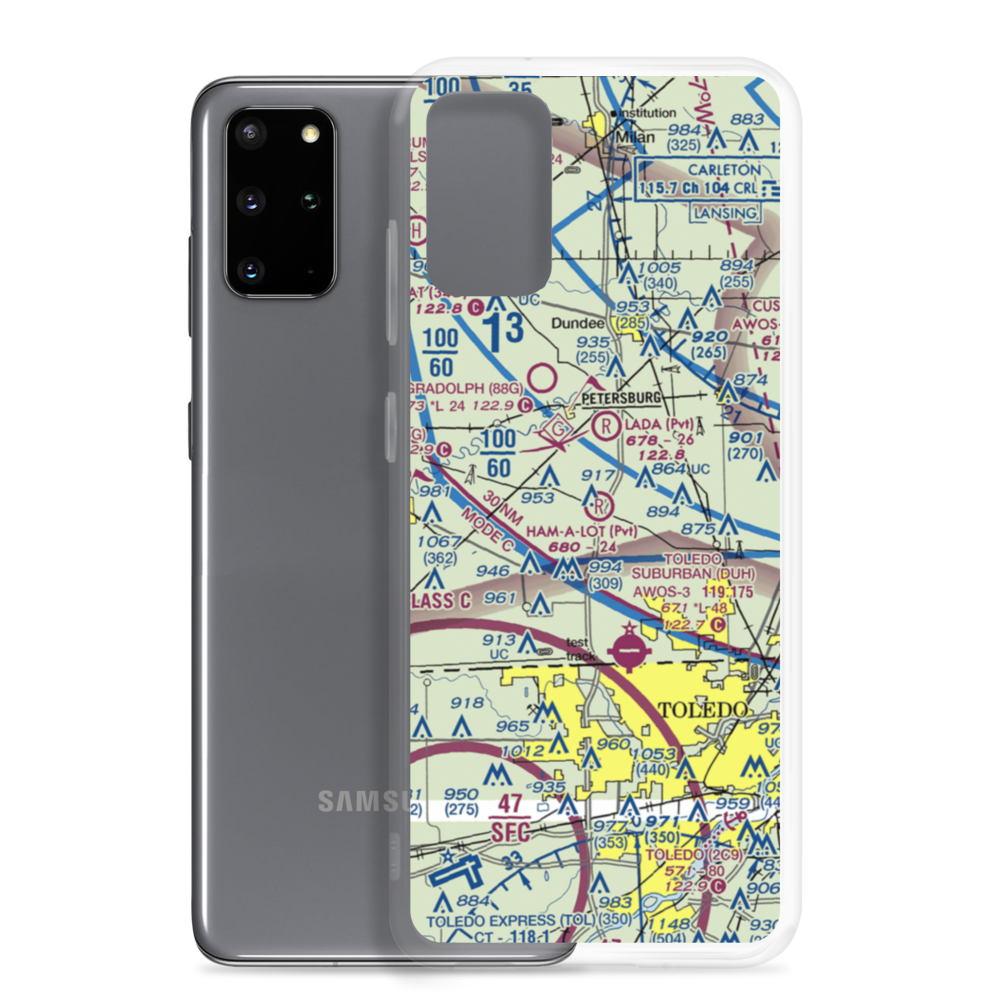 Air Rahe Airport (4MI1) VFR Sectional Samsung Case Samsung Galaxy S20 Plus model shown