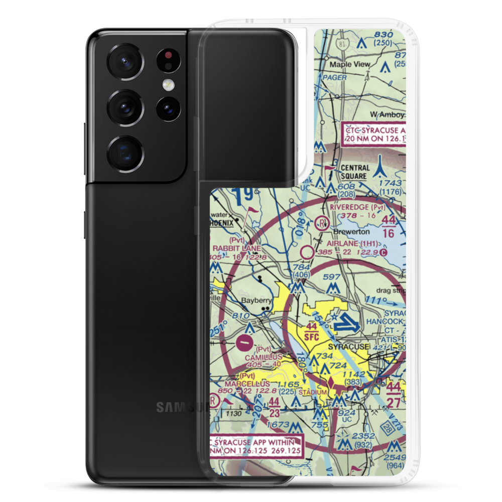 Airlane Enterprises Airport (1H1) VFR Sectional Samsung Case Samsung Galaxy S21 Ultra model shown