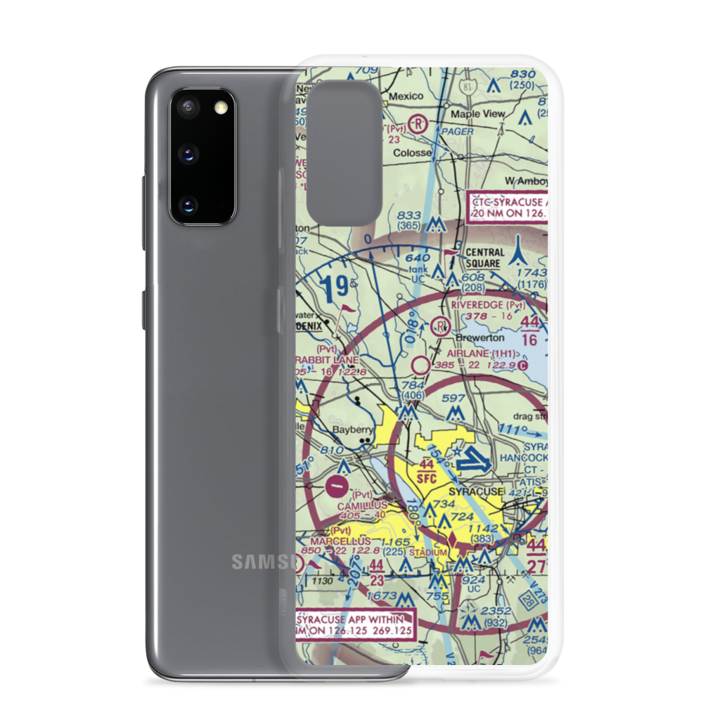 Airlane Enterprises Airport (1H1) VFR Sectional Samsung Case Samsung Galaxy S20 model shown