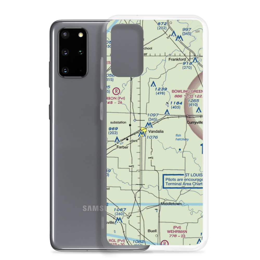 Airpark Private Airport (04MO) VFR Sectional Samsung Case Samsung Galaxy S20 Plus model shown