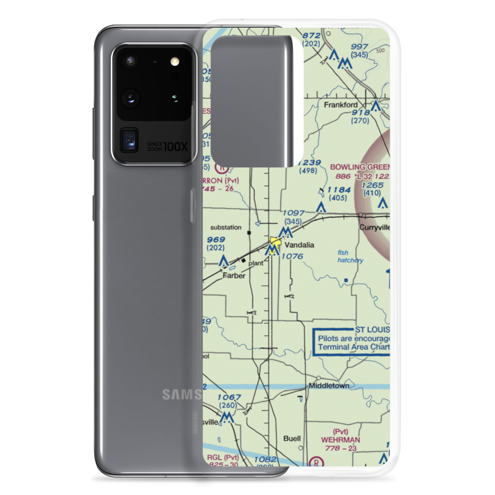 Airpark Private Airport (04MO) VFR Sectional Samsung Case Samsung Galaxy S20 Ultra model shown