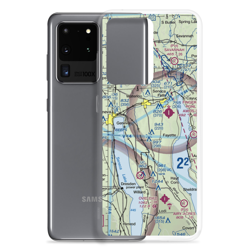 Airtrek Airport (D93) VFR Sectional Samsung Case Samsung Galaxy S20 Ultra model shown