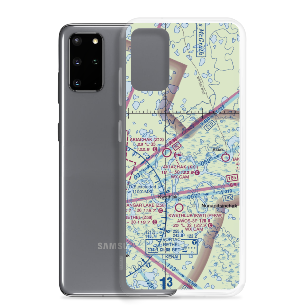 Akiachak Airport (Z13) VFR Sectional Samsung Case Samsung Galaxy S20 Plus model shown