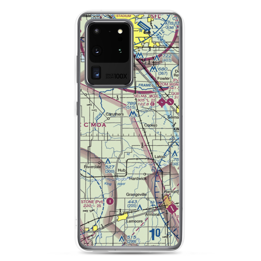 Al Divine Airport (65CL) VFR Sectional Samsung Case Samsung Galaxy S20 Ultra model shown