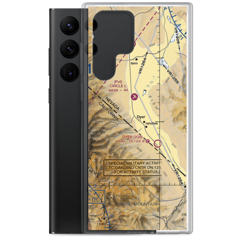 Alaki Hot Springs (US-0055) VFR Sectional Samsung Case Samsung Galaxy S22 Ultra model shown