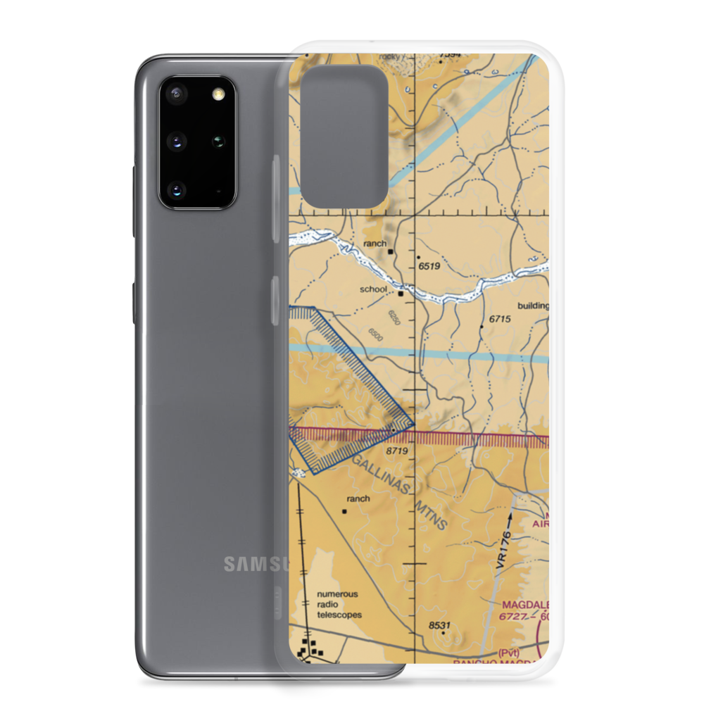 Alamo Navajo Airport (3N9) VFR Sectional Samsung Case Samsung Galaxy S20 Plus model shown