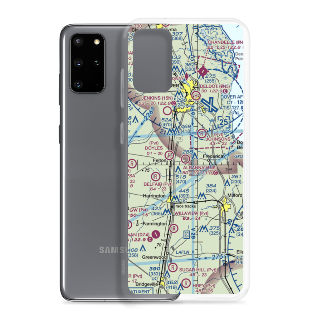 Albanna Aviation Airport (0N6) VFR Sectional Samsung Case Samsung Galaxy S20 Plus model shown