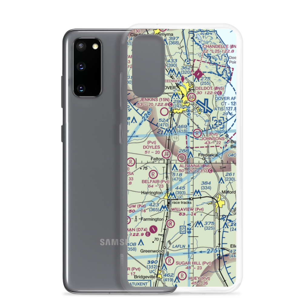 Albanna Aviation Airport (0N6) VFR Sectional Samsung Case Samsung Galaxy S20 model shown