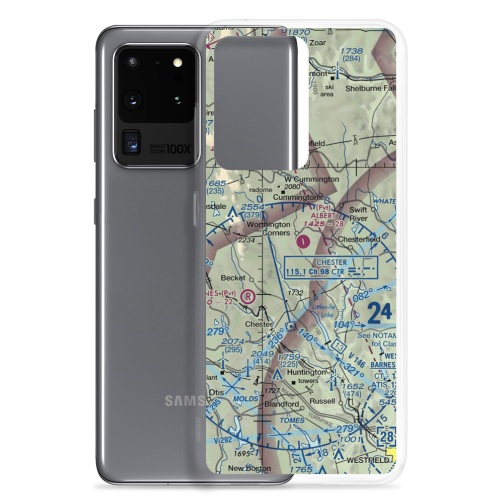 Albert Farms Airport (MA88) VFR Sectional Samsung Case Samsung Galaxy S20 Ultra model shown