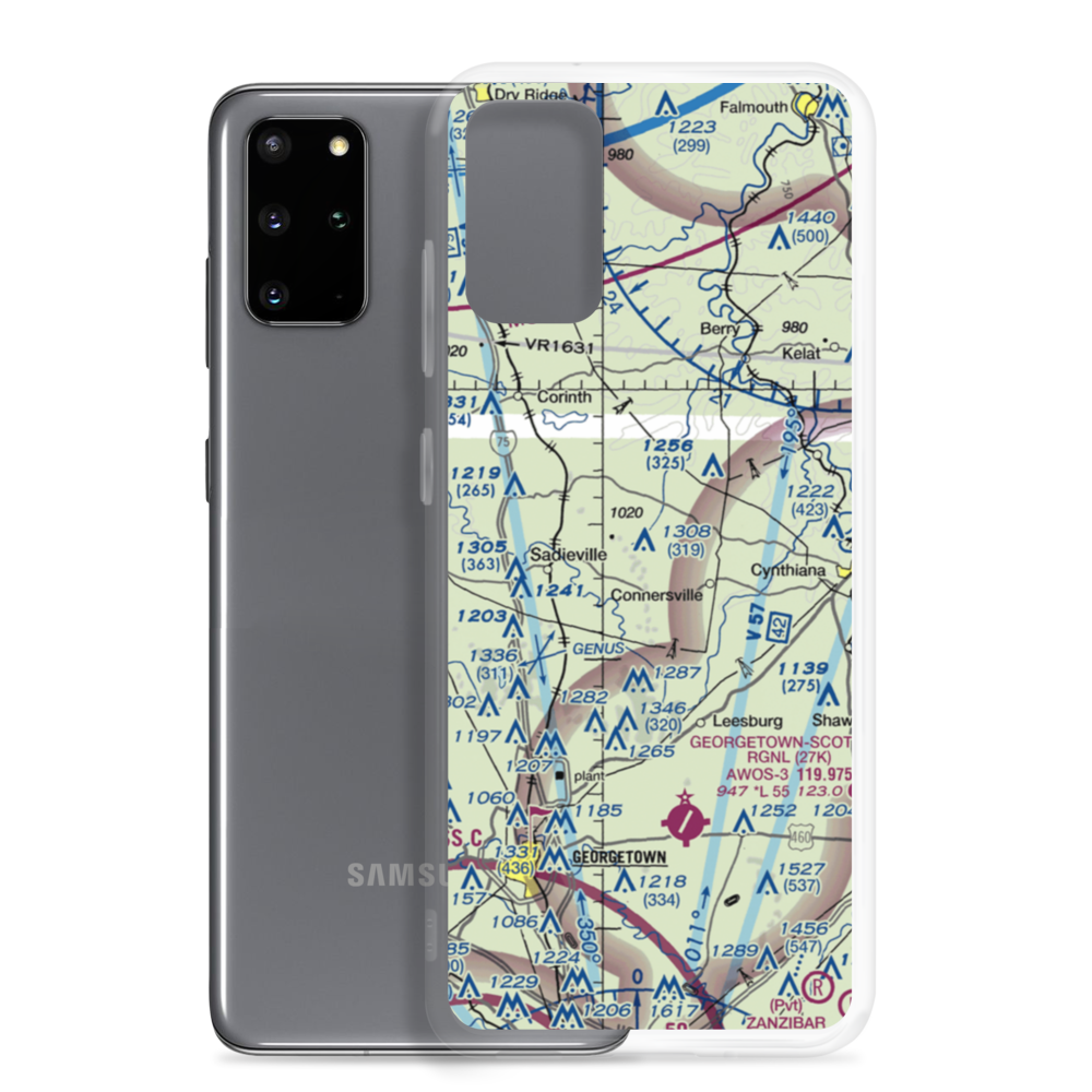 Alberta Ultralightport (8KY0) VFR Sectional Samsung Case Samsung Galaxy S20 Plus model shown