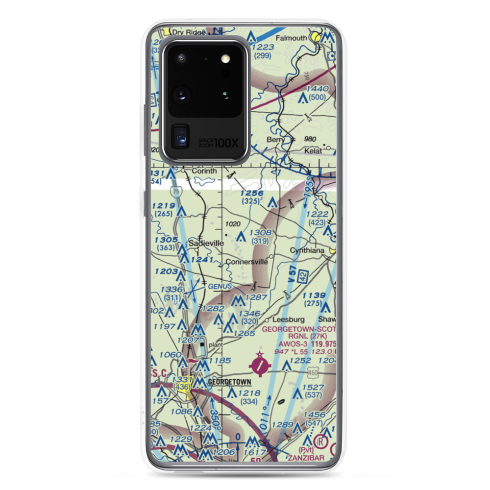 Alberta Ultralightport (8KY0) VFR Sectional Samsung Case Samsung Galaxy S20 Ultra model shown