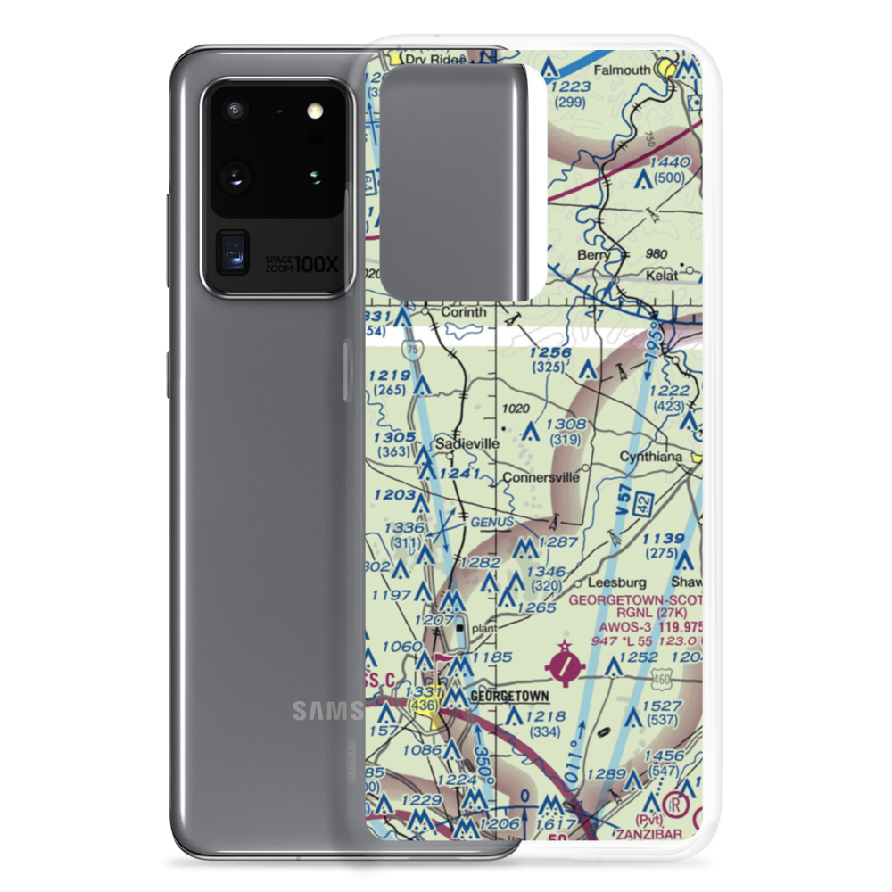 Alberta Ultralightport (8KY0) VFR Sectional Samsung Case Samsung Galaxy S20 Ultra model shown