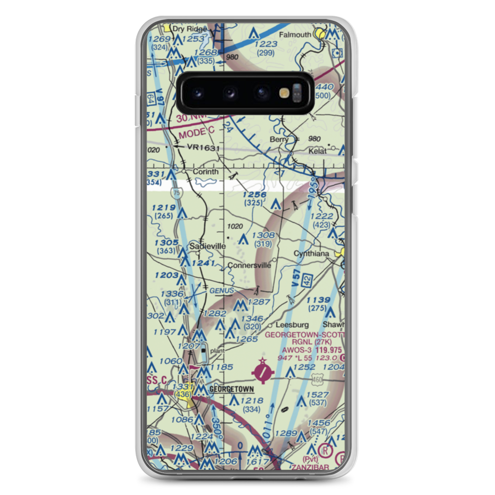 Alberta Ultralightport (8KY0) VFR Sectional Samsung Case Samsung Galaxy S10+ model shown