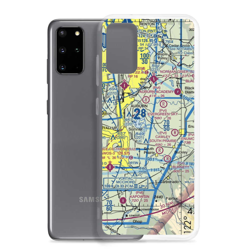 Albritton Airport (9WA7) VFR Sectional Samsung Case Samsung Galaxy S20 Plus model shown