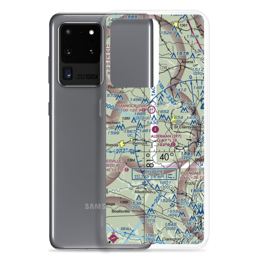 Alderman Airport (2P7) VFR Sectional Samsung Case Samsung Galaxy S20 Ultra model shown