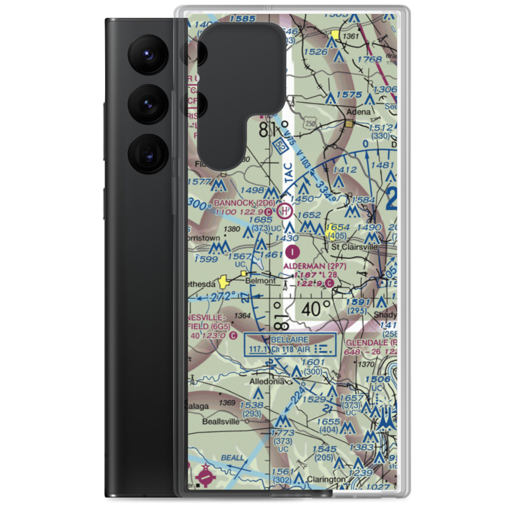 Alderman Airport (2P7) VFR Sectional Samsung Case Samsung Galaxy S22 Ultra model shown