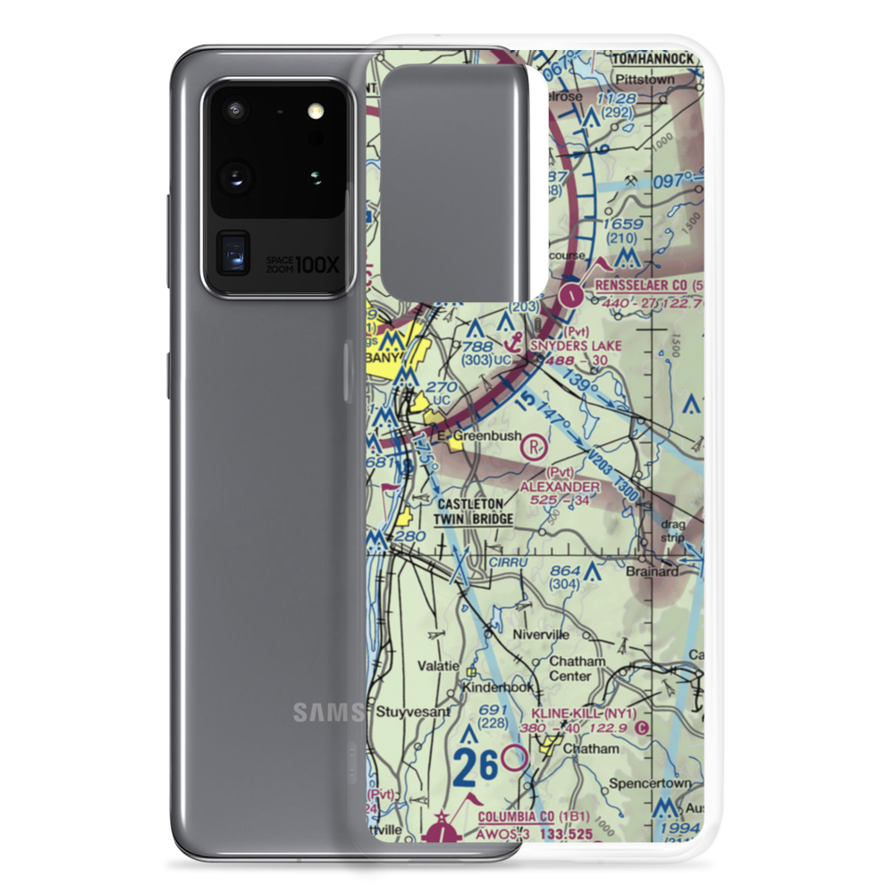 Alexander Farm Airport (NY82) VFR Sectional Samsung Case Samsung Galaxy S20 Ultra model shown