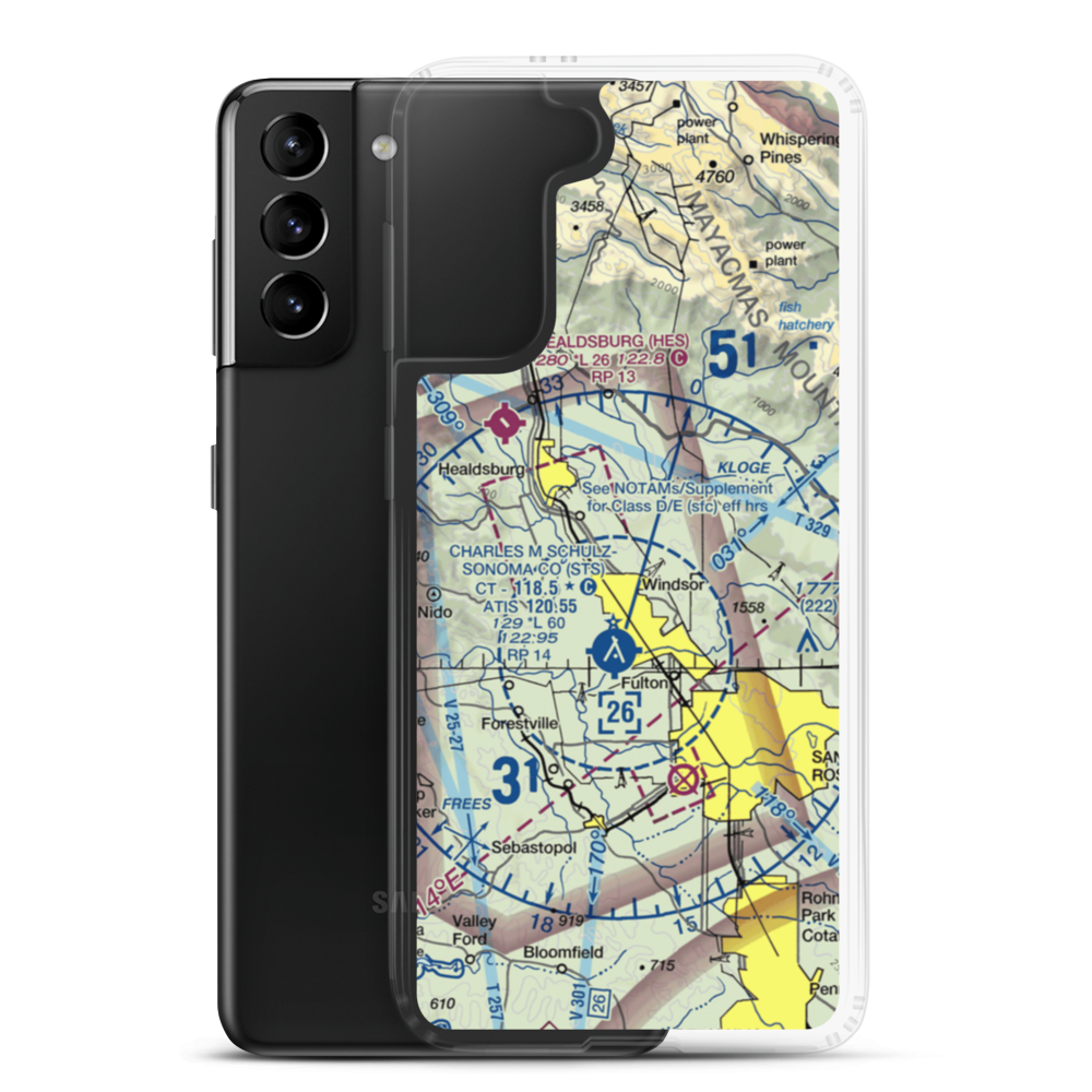 Allan Ranch Flight Park Ultralightport (CL36) VFR Sectional Samsung Case Samsung Galaxy S21 Plus model shown