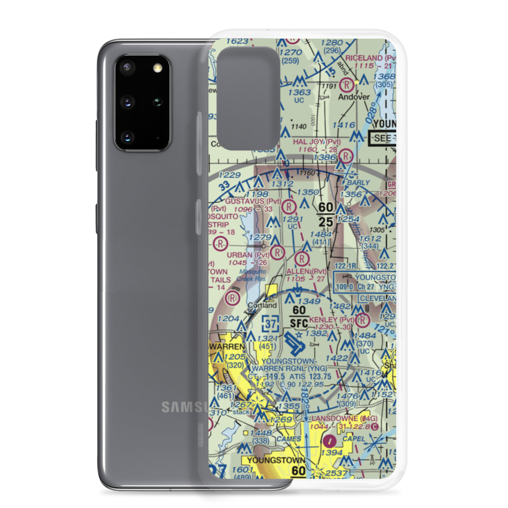 Allen Airport (8OI3) VFR Sectional Samsung Case Samsung Galaxy S20 Plus model shown