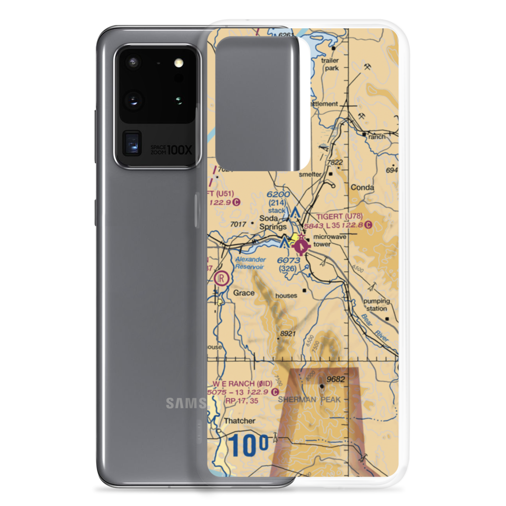 Allen H Tigert Airport (U78) VFR Sectional Samsung Case Samsung Galaxy S20 Ultra model shown