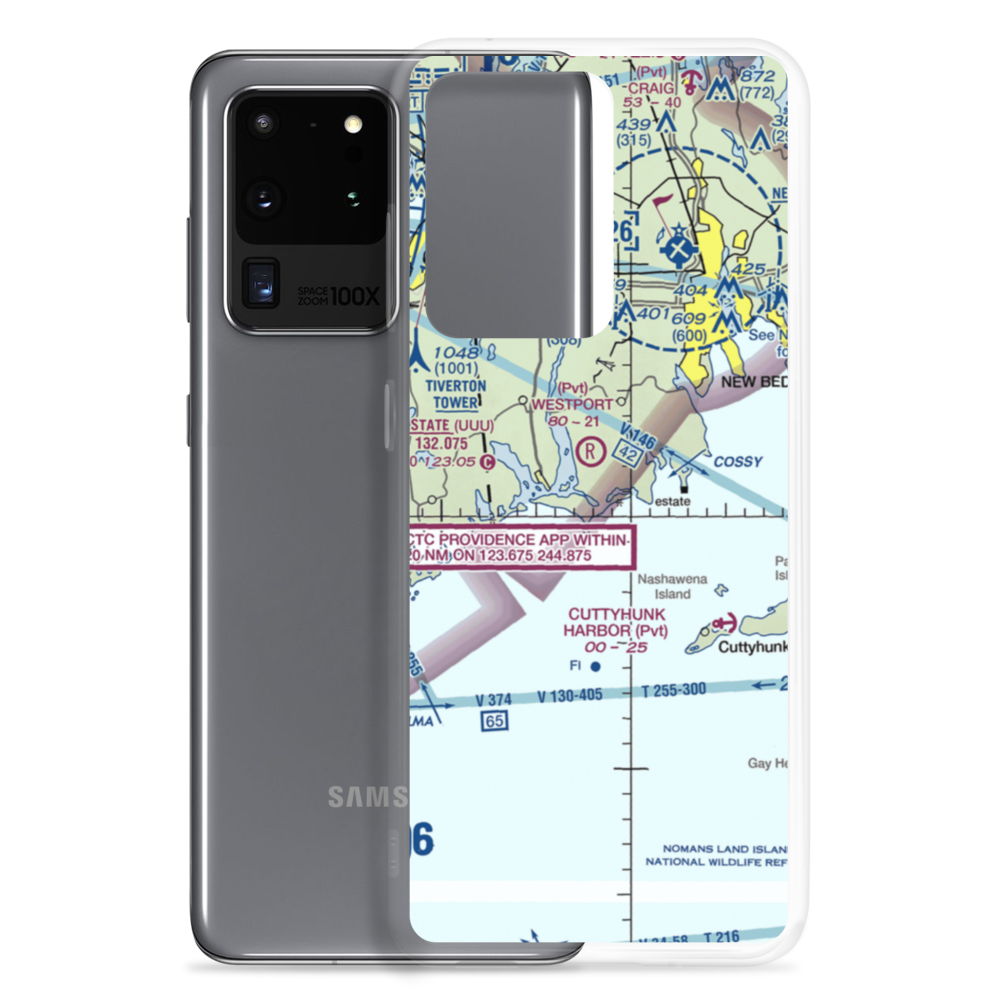 Allen's Pond Airport (5MA9) VFR Sectional Samsung Case Samsung Galaxy S20 Ultra model shown