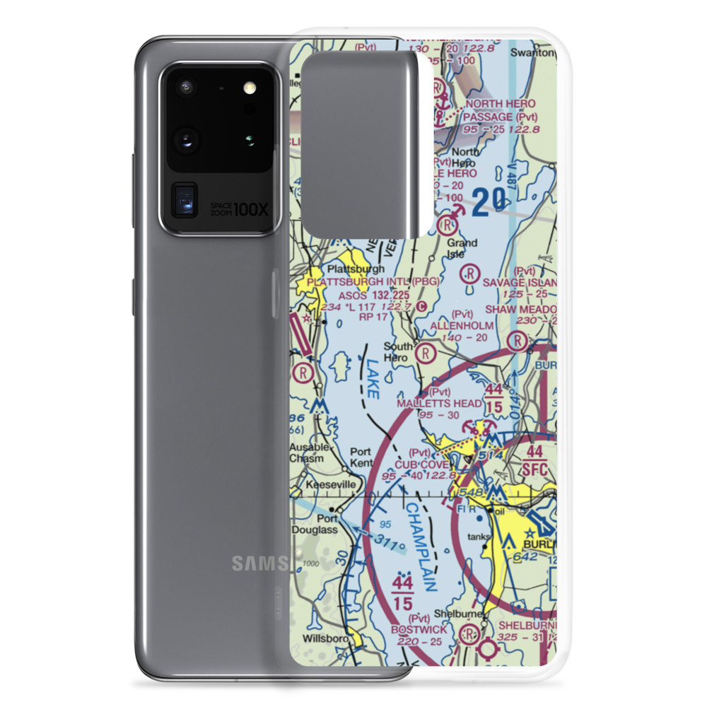 Allenholm Airport (VT26) VFR Sectional Samsung Case Samsung Galaxy S20 Ultra model shown