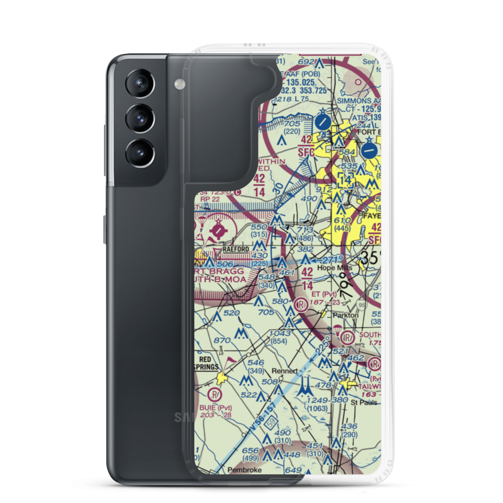 Allens Airport (US-1003) VFR Sectional Samsung Case Samsung Galaxy S21 model shown