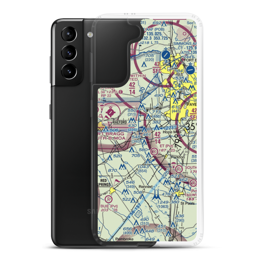 Allens Airport (US-1003) VFR Sectional Samsung Case Samsung Galaxy S21 Plus model shown