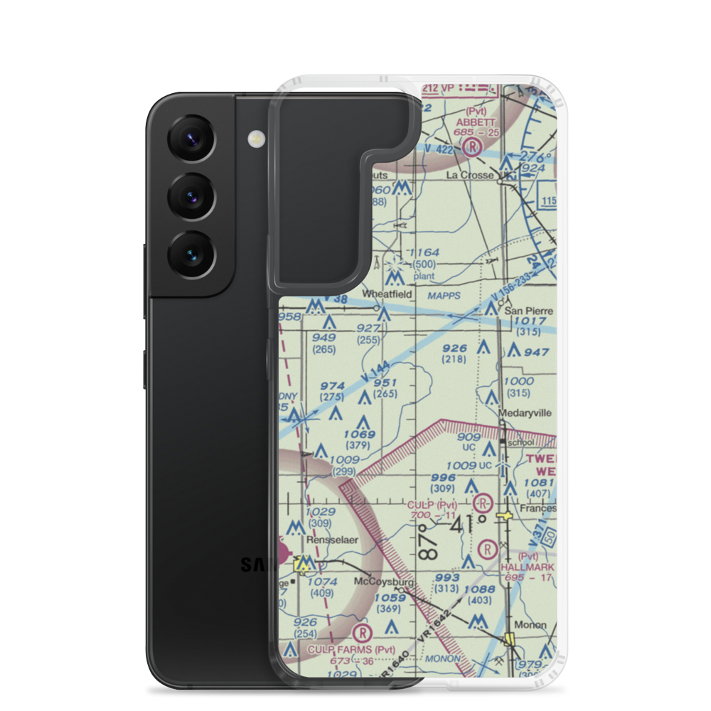 Alley Oop Airport (68IN) VFR Sectional Samsung Case Samsung Galaxy S22 model shown