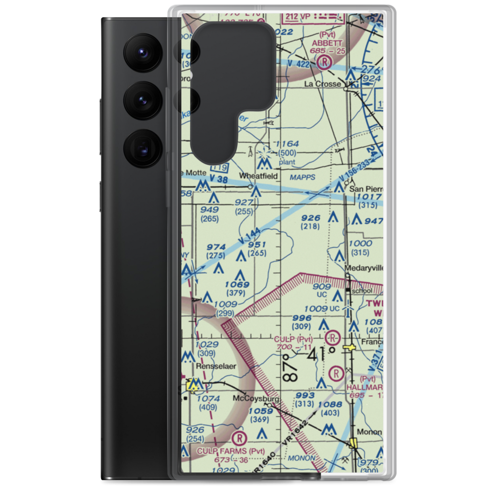 Alley Oop Airport (68IN) VFR Sectional Samsung Case Samsung Galaxy S22 Ultra model shown