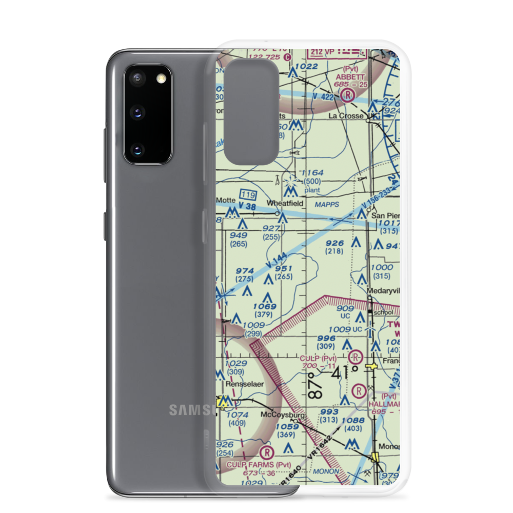 Alley Oop Airport (68IN) VFR Sectional Samsung Case Samsung Galaxy S20 model shown