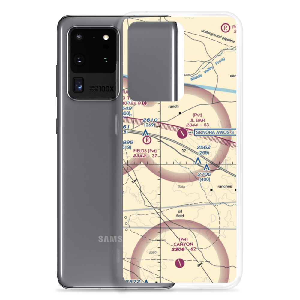 Allison Ranch Airport (13TX) VFR Sectional Samsung Case Samsung Galaxy S20 Ultra model shown