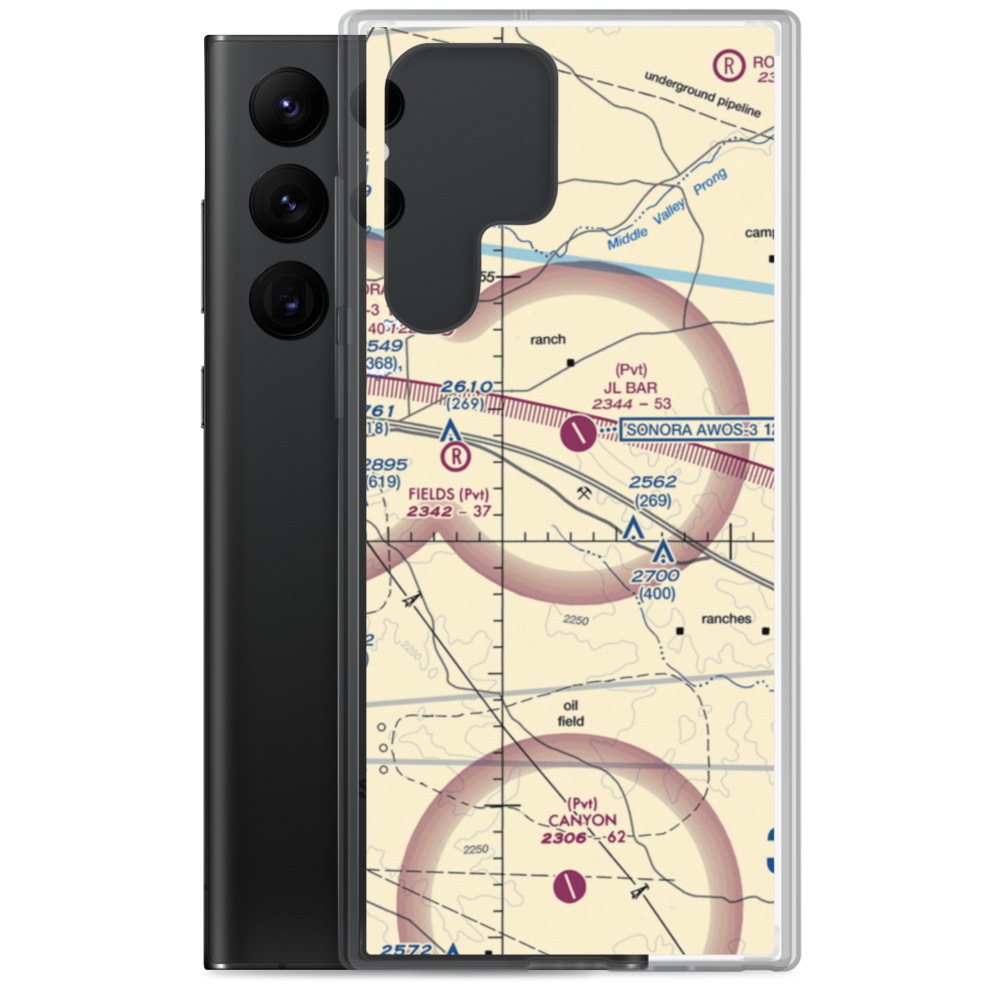 Allison Ranch Airport (13TX) VFR Sectional Samsung Case Samsung Galaxy S22 Ultra model shown