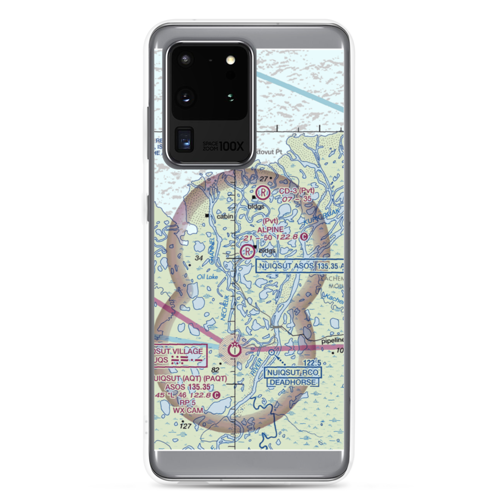 Alpine Airstrip (AK15) VFR Sectional Samsung Case Samsung Galaxy S20 Ultra model shown