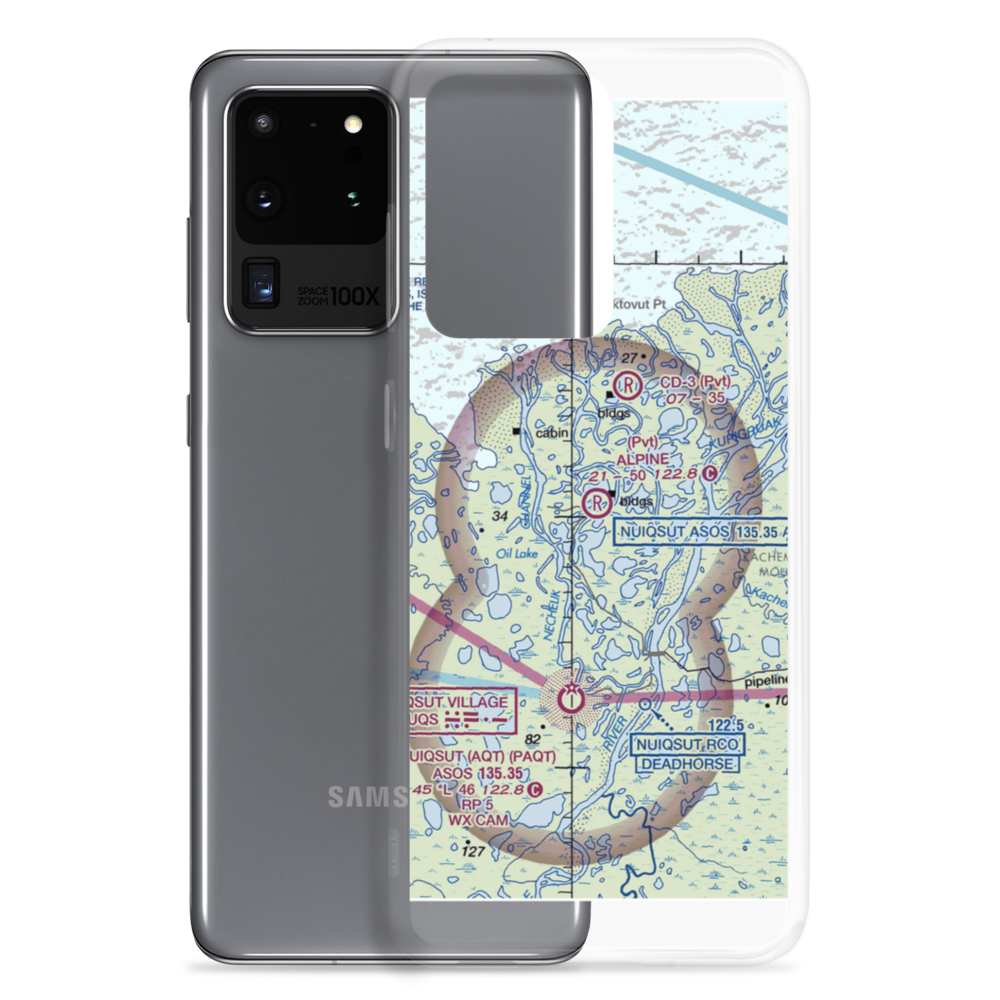 Alpine Airstrip (DQH) VFR Sectional Samsung Case Samsung Galaxy S20 Ultra model shown