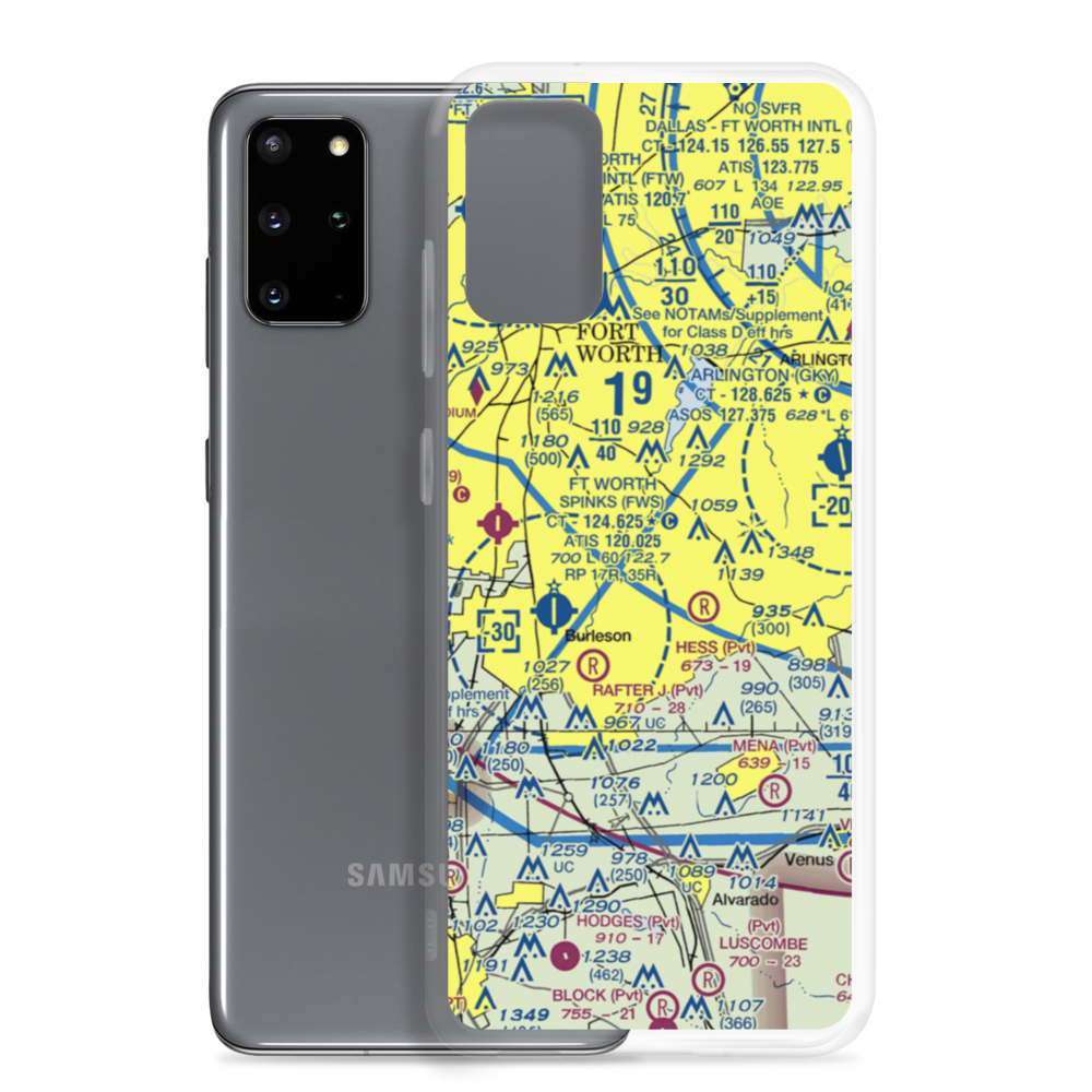 Alpine Range Airport (00TS) VFR Sectional Samsung Case Samsung Galaxy S20 Plus model shown