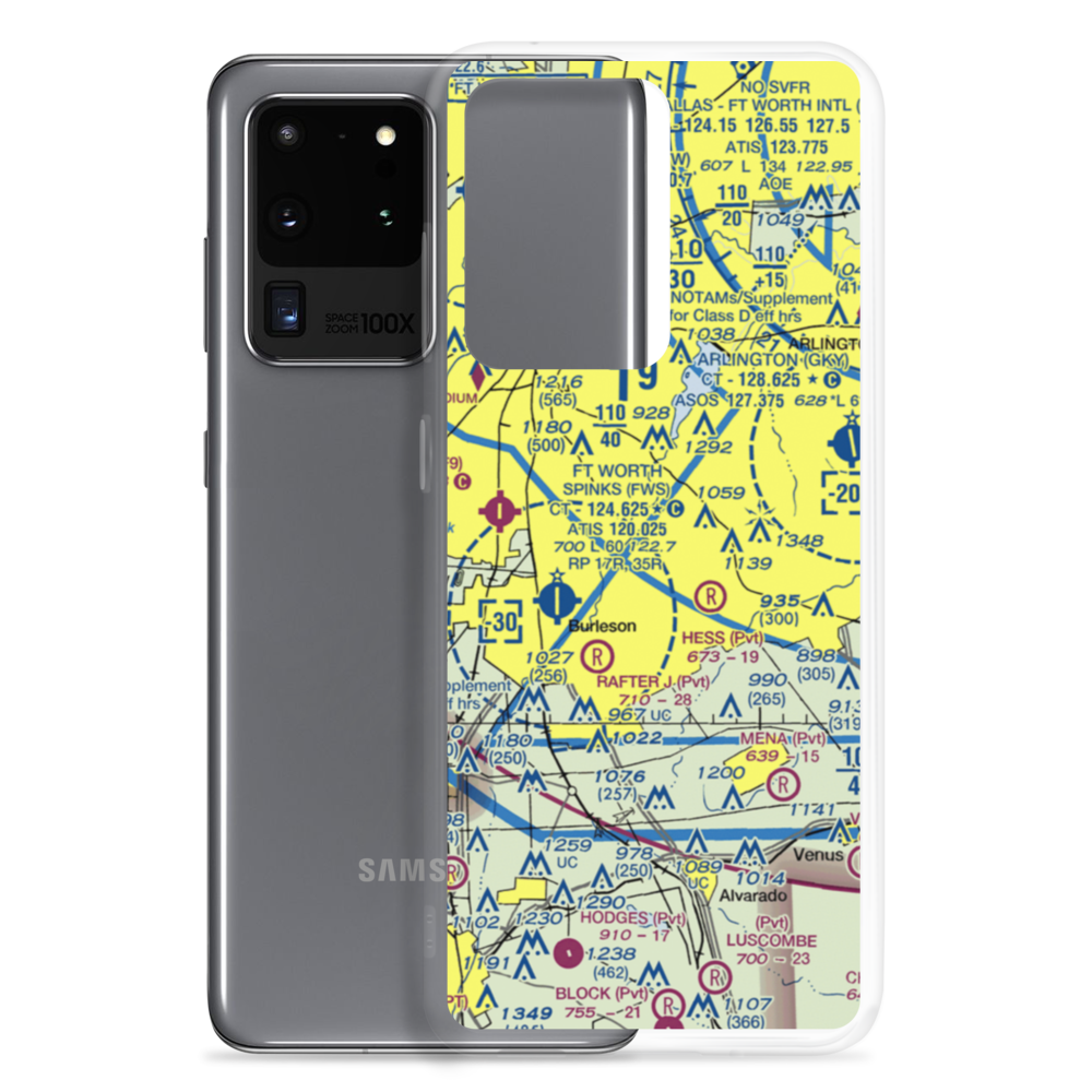 Alpine Range Airport (00TS) VFR Sectional Samsung Case Samsung Galaxy S20 Ultra model shown