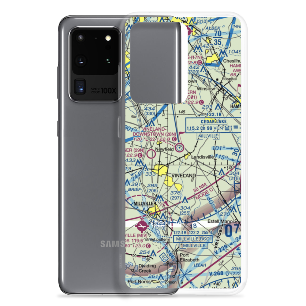 Als Landing Strip (NJ96) VFR Sectional Samsung Case Samsung Galaxy S20 Ultra model shown