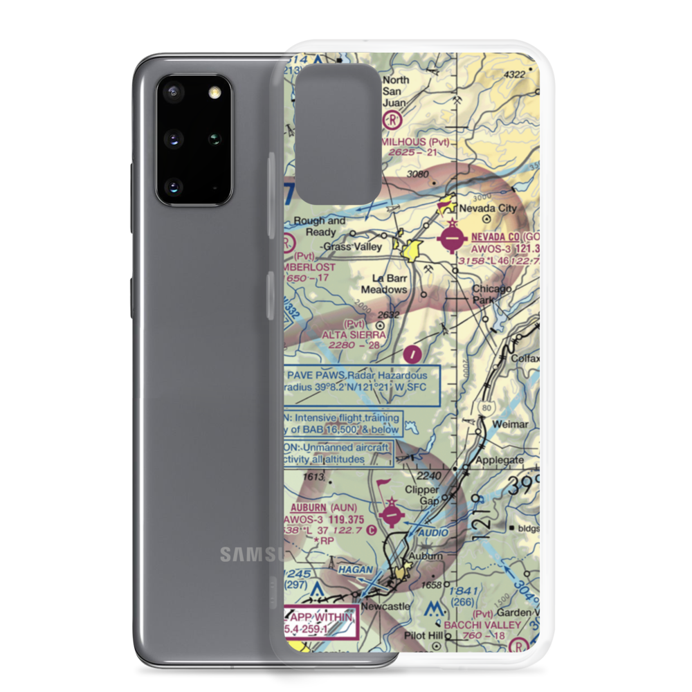 Alta Sierra Airport (09CL) VFR Sectional Samsung Case Samsung Galaxy S20 Plus model shown