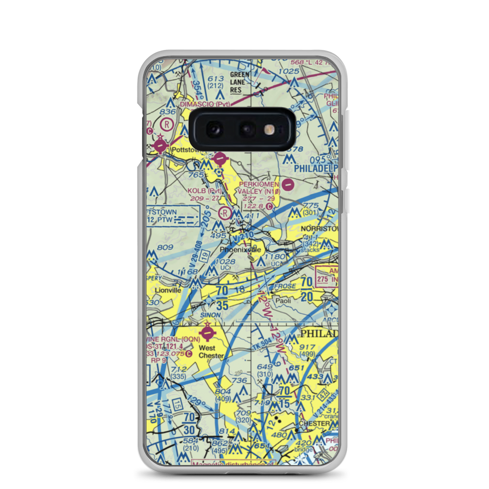 Altemose Ultralightport (PN69) VFR Sectional Samsung Case Samsung Galaxy S10e model shown