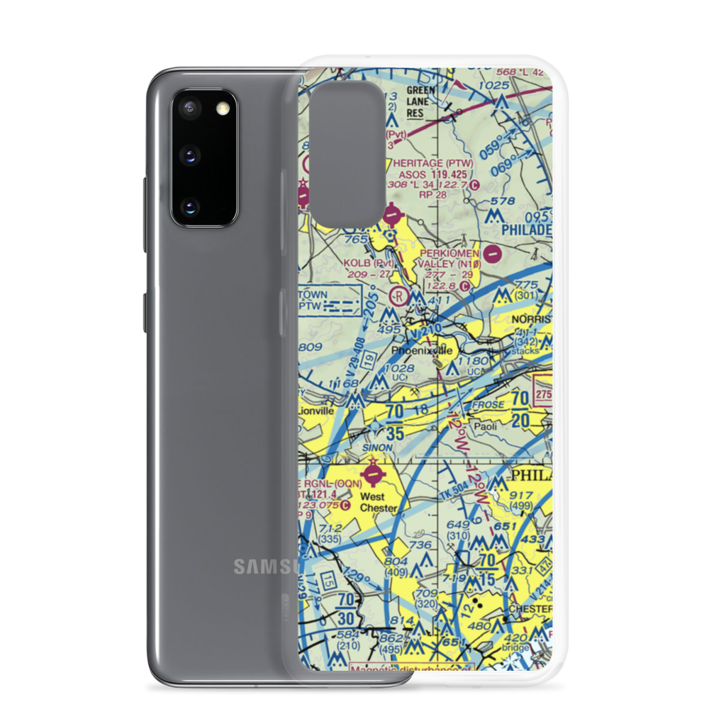 Altemose Ultralightport (PN69) VFR Sectional Samsung Case Samsung Galaxy S20 model shown