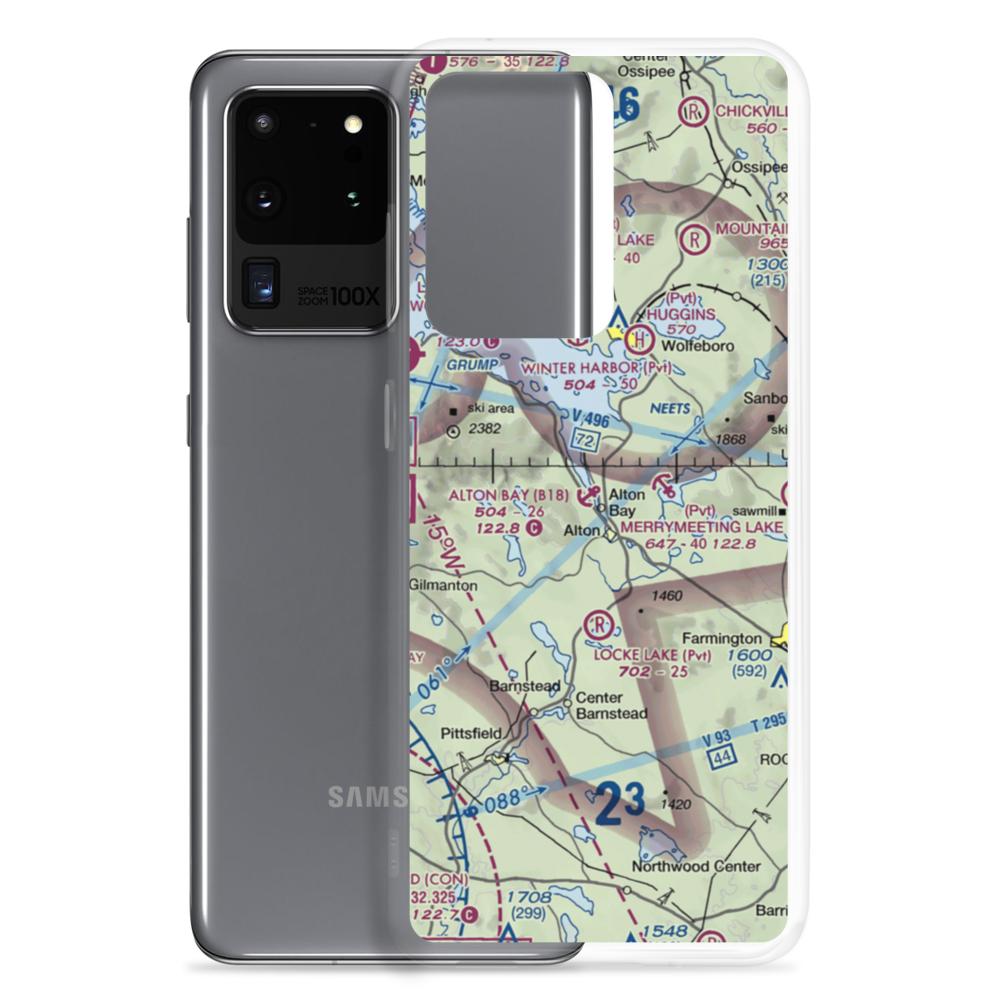 Alton Bay Seaplane Base (B18) VFR Sectional Samsung Case Samsung Galaxy S20 Ultra model shown