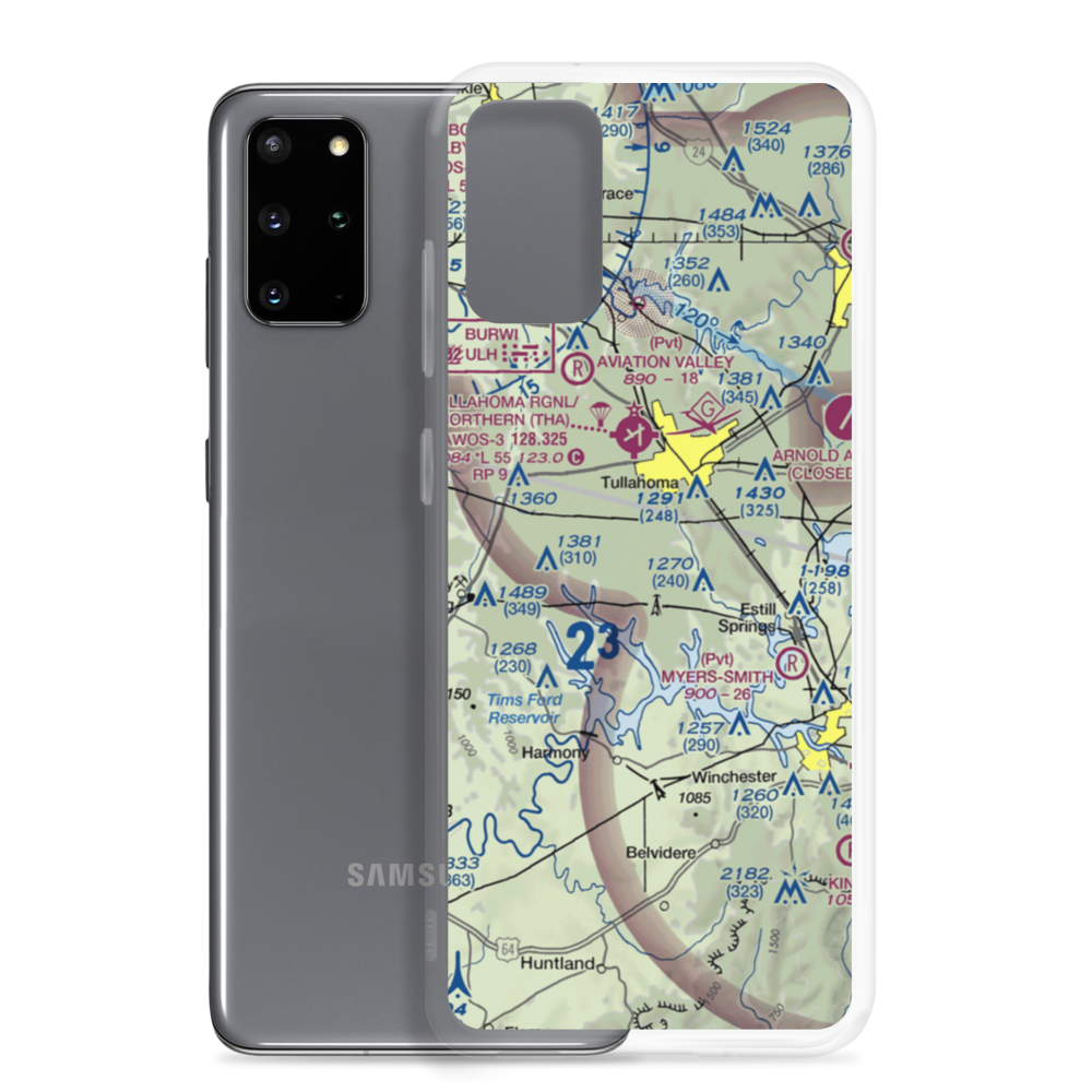 Amacher Strip (TN39) VFR Sectional Samsung Case Samsung Galaxy S20 Plus model shown