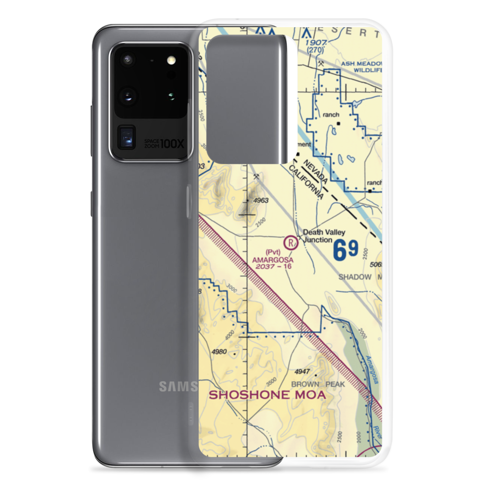 Amargosa Airport (70CL) VFR Sectional Samsung Case Samsung Galaxy S20 Ultra model shown