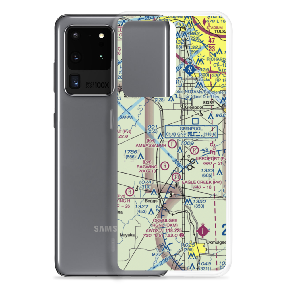 Ambassador Ultralightport (54OK) VFR Sectional Samsung Case Samsung Galaxy S20 Ultra model shown