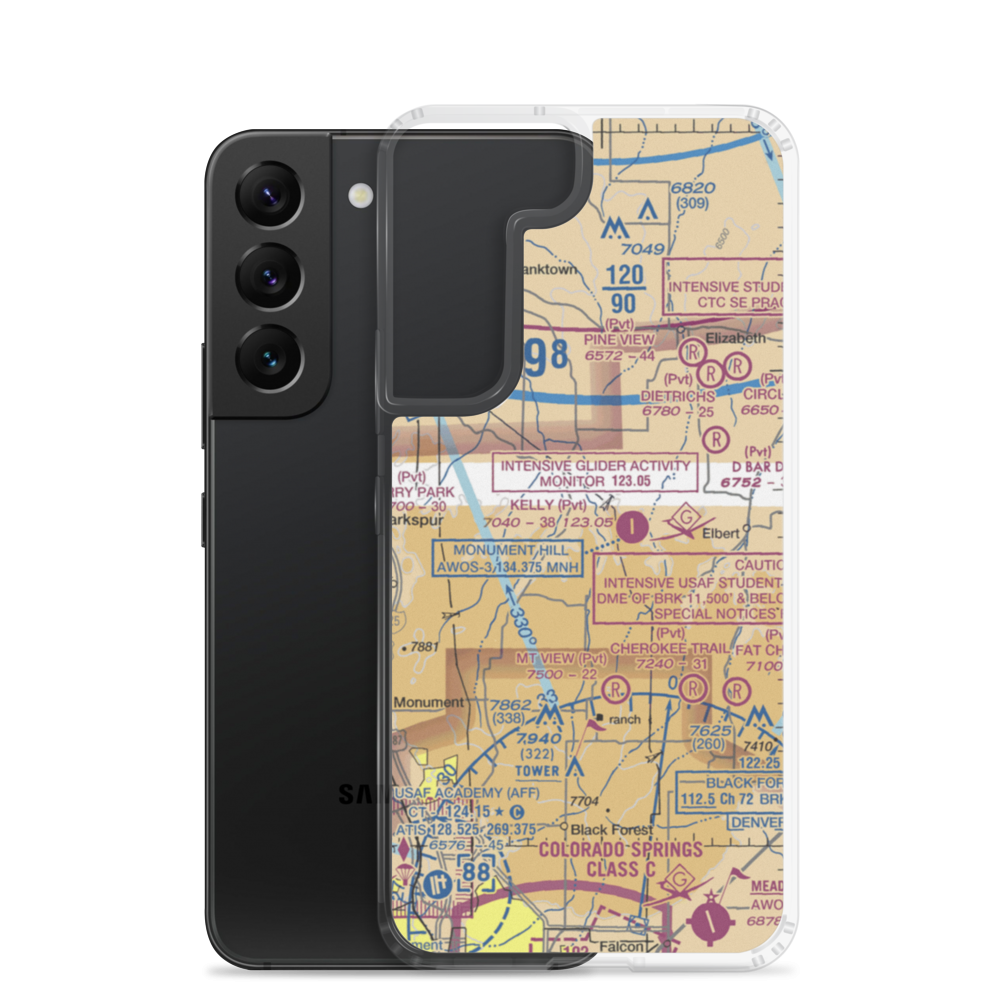 Ambrosich Field (4CO7) VFR Sectional Samsung Case Samsung Galaxy S22 model shown